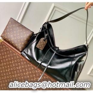 Top Quality Louis Vuitton Carry All Travel Bag in Calf leather M15175 Black 2025