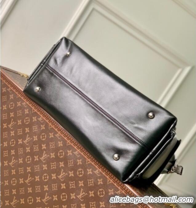 Top Quality Louis Vuitton Carry All Travel Bag in Calf leather M15175 Black 2025