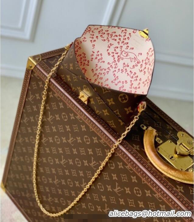 Luxury Classic Louis Vuitton Kirigami Organizer Pouch On Chain in Monogram Canvas M15150 Beige 2025