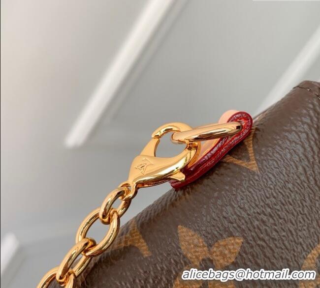 Luxury Classic Louis Vuitton Kirigami Organizer Pouch On Chain in Monogram Canvas M15150 Beige 2025