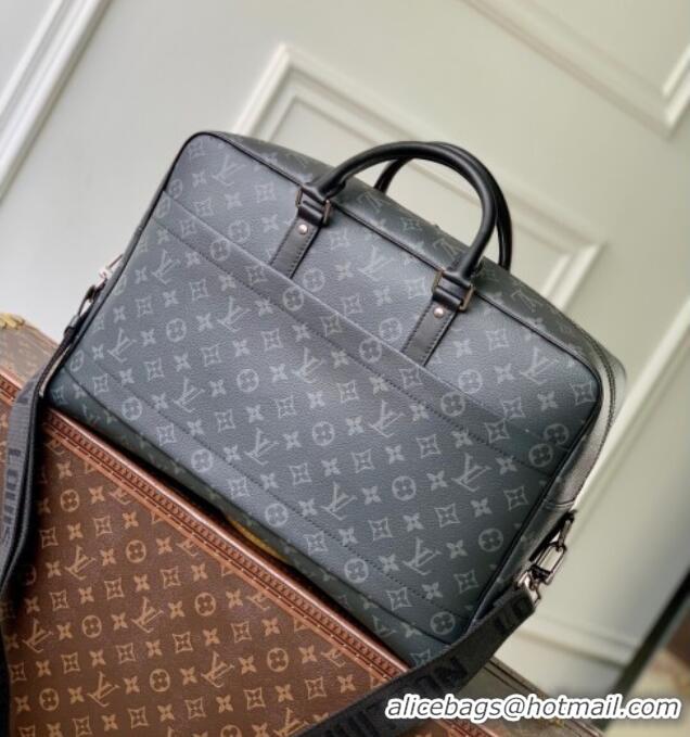 Top Quality Louis Vuitton Mens Weekender Bag in Monogram Eclipse Canvas M11512 2025