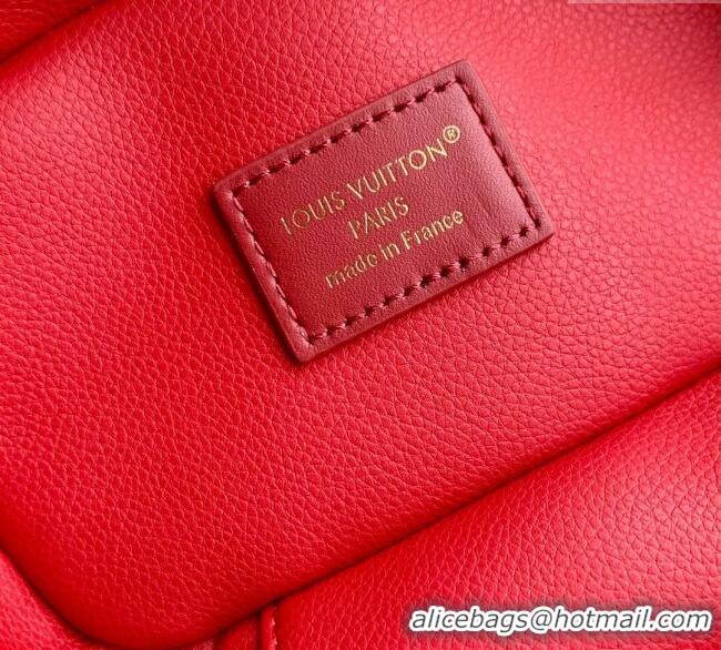 Original Cheap Louis Vuitton Nice Nano Pouch in Epi Leather Monogram M25857 Red 2025