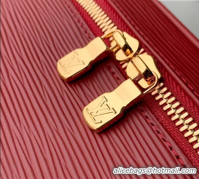 Original Cheap Louis Vuitton Nice Nano Pouch in Epi Leather Monogram M25857 Red 2025