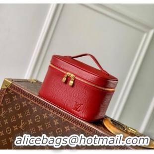 Original Cheap Louis Vuitton Nice Nano Mini Bag in Epi Leather Monogram M15191 Red 2025
