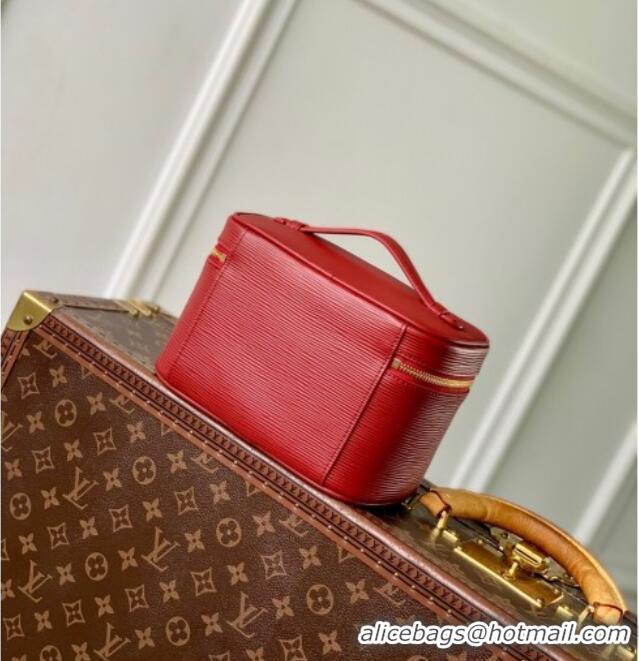 Original Cheap Louis Vuitton Nice Nano Mini Bag in Epi Leather Monogram M15191 Red 2025