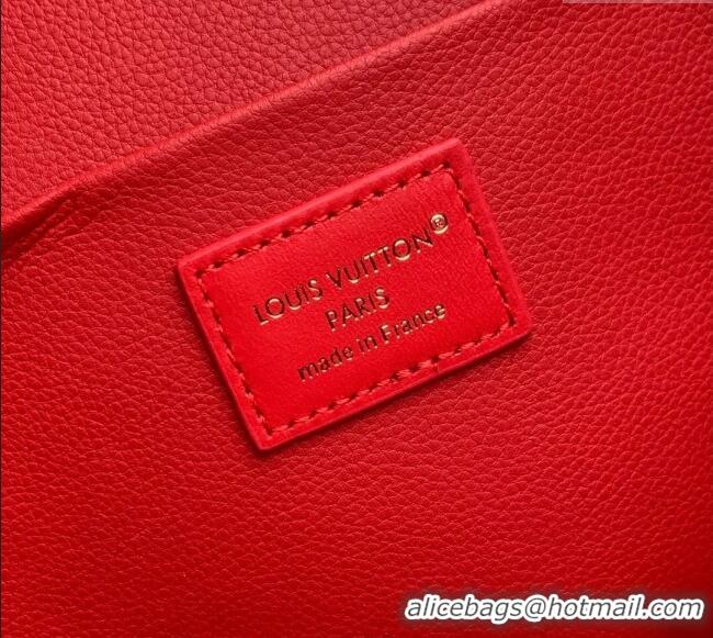 Top Quality Louis Vuitton Nice Nano Mini Bag in Epi Leather Rouge M15191 Louis Red 2025