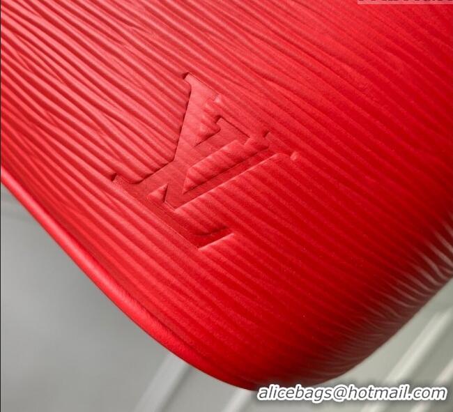 Top Quality Louis Vuitton Nice Nano Mini Bag in Epi Leather Rouge M15191 Louis Red 2025