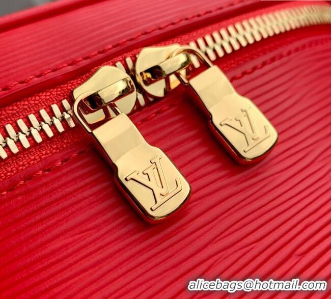 Top Quality Louis Vuitton Nice Nano Mini Bag in Epi Leather Rouge M15191 Louis Red 2025