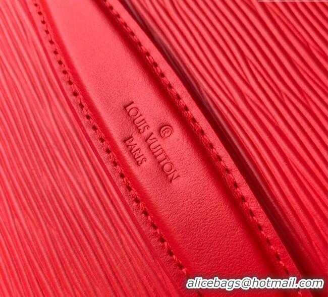 Top Quality Louis Vuitton Nice Nano Mini Bag in Epi Leather Rouge M15191 Louis Red 2025