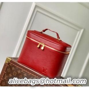 Modern Classic Louis Vuitton Nice Nano BB Bag in Epi Leather Monogram M25856 Red 2025