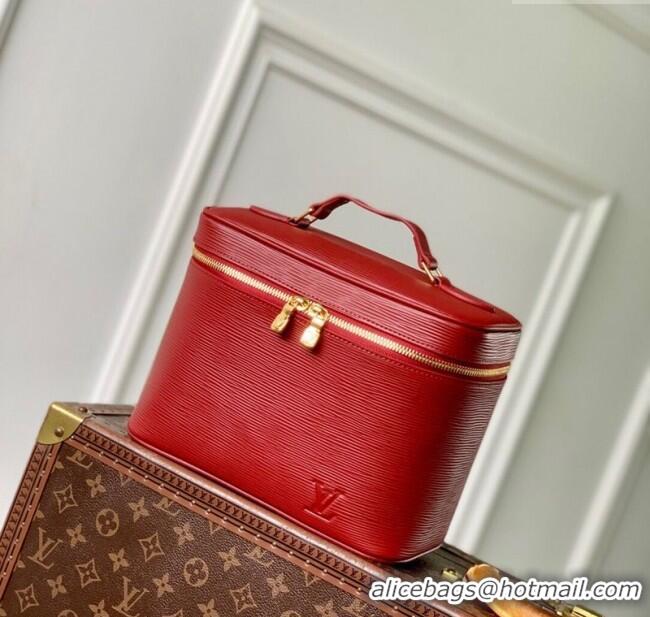 Modern Classic Louis Vuitton Nice Nano BB Bag in Epi Leather Monogram M25856 Red 2025