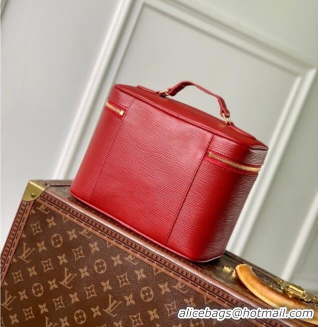 Modern Classic Louis Vuitton Nice Nano BB Bag in Epi Leather Monogram M25856 Red 2025