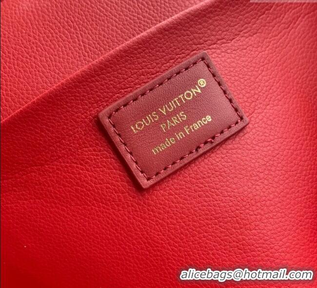Modern Classic Louis Vuitton Nice Nano BB Bag in Epi Leather Monogram M25856 Red 2025