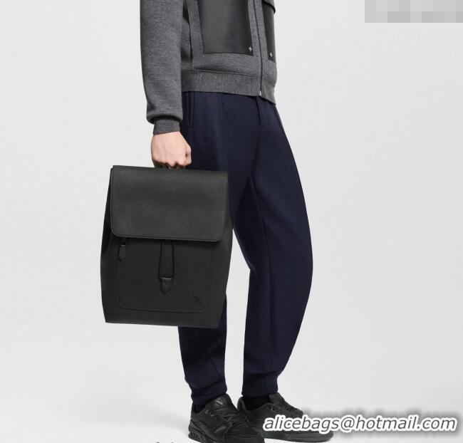 Best Price Louis Vuitton Mens Fastline Backpack bag in Waxy calfskin M15262 Black 2025