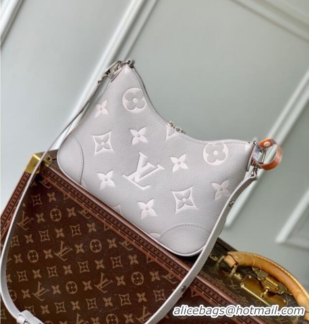 Market Sells Louis Vuitton Boulogne Shoulder bag in Bicolor Grained Leather M14211 Grey 2025