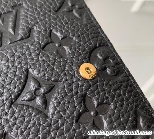 Original Cheap Louis Vuitton Small Ring Agenda Cover in Monogram Leather R20005 Black 2025