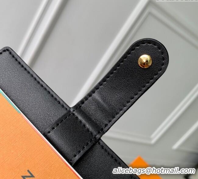 Original Cheap Louis Vuitton Small Ring Agenda Cover in Monogram Leather R20005 Black 2025