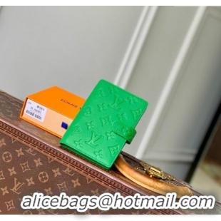Inexpensive Louis Vuitton Small Ring Agenda Cover in Monogram Leather R20005 Green 2025