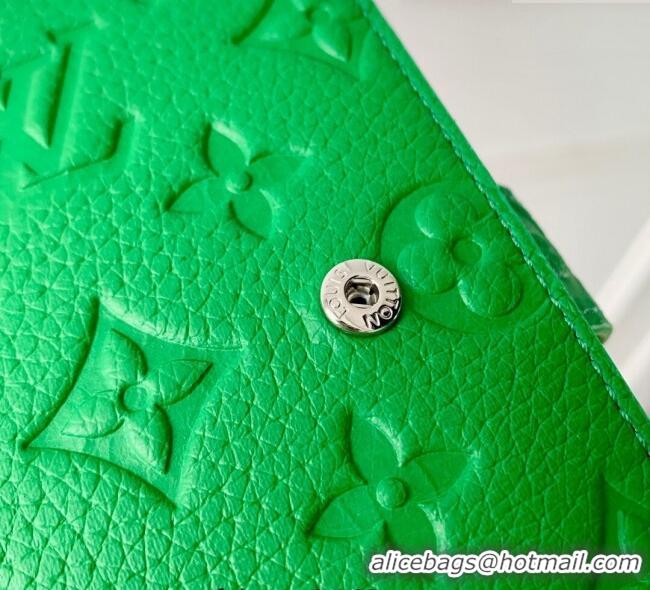 Inexpensive Louis Vuitton Small Ring Agenda Cover in Monogram Leather R20005 Green 2025