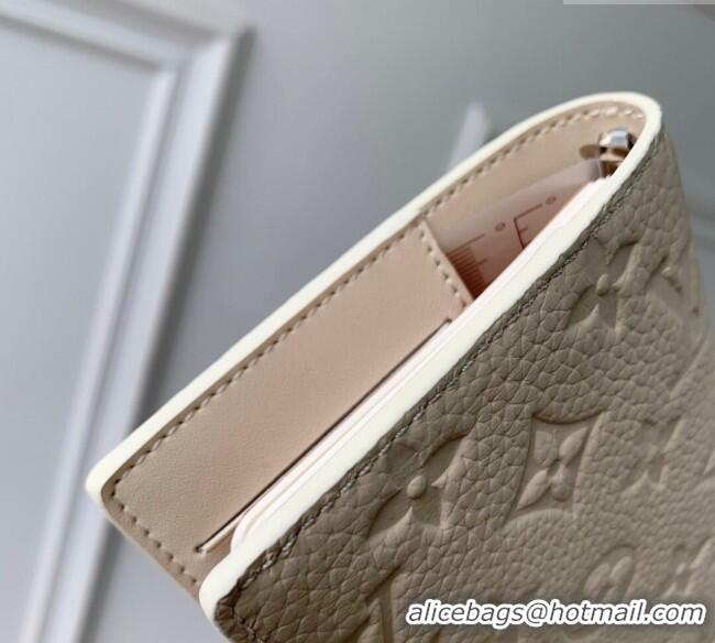 Spot Bulk Louis Vuitton Small Ring Agenda Cover in Monogram Leather R20005 Cream White 2025