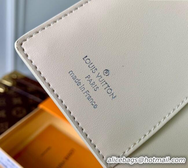 Spot Bulk Louis Vuitton Small Ring Agenda Cover in Monogram Leather R20005 Cream White 2025