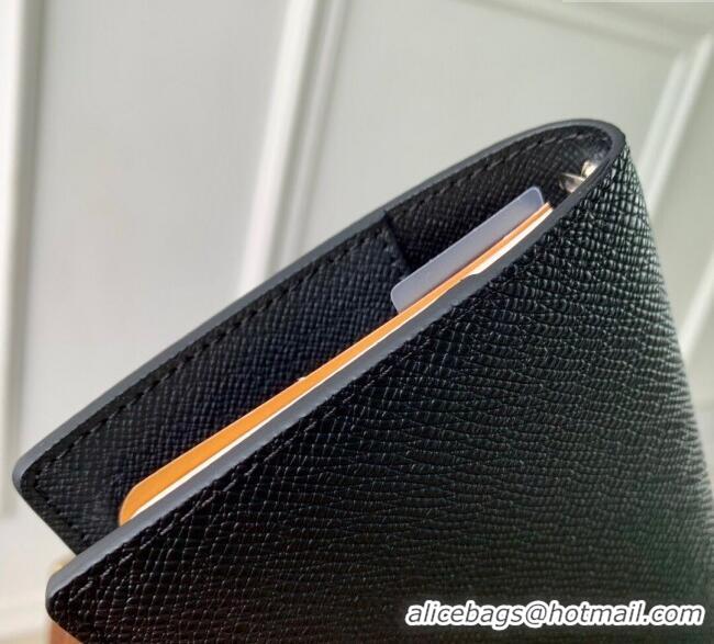 Top Quality Louis Vuitton Small Ring Agenda Cover in Taiga Leather R20426 Black 2025