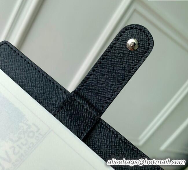 Original Cheap Louis Vuitton Small Ring Agenda Cover in Epi Leather R20052 Black 2025