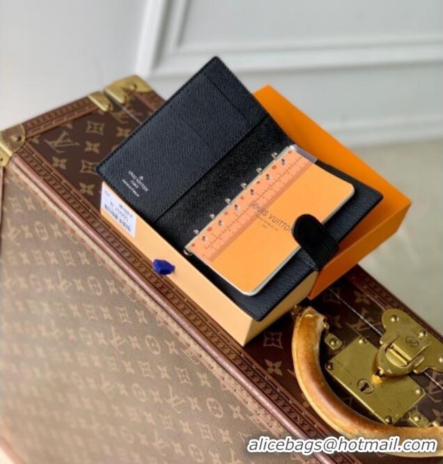 Original Cheap Louis Vuitton Small Ring Agenda Cover in Epi Leather R20052 Black 2025