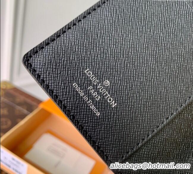 Original Cheap Louis Vuitton Small Ring Agenda Cover in Epi Leather R20052 Black 2025