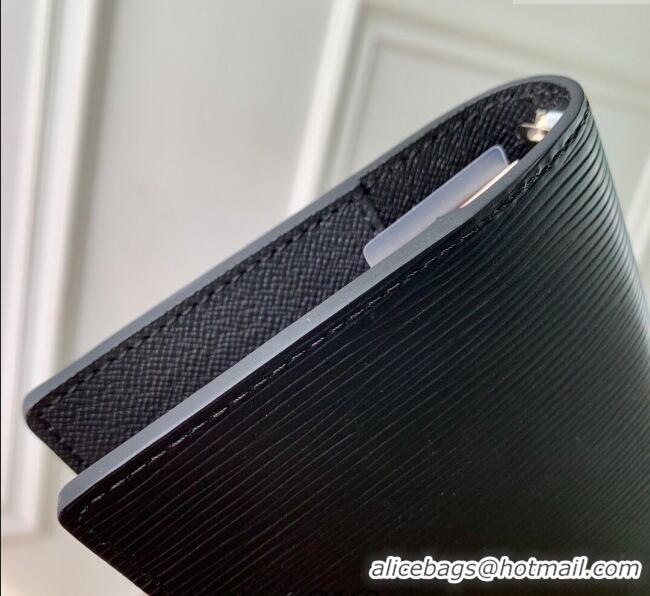 Original Cheap Louis Vuitton Small Ring Agenda Cover in Epi Leather R20052 Black 2025