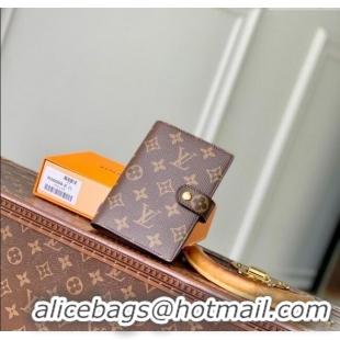 Market Sells Louis Vuitton Small Ring Agenda Cover in Monogram Canvas R20005 Brown 2025