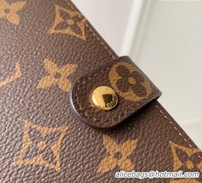 Market Sells Louis Vuitton Small Ring Agenda Cover in Monogram Canvas R20005 Brown 2025