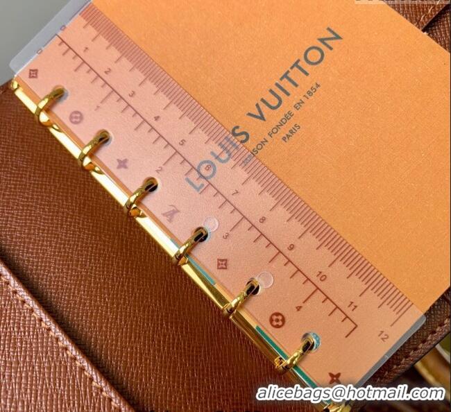 Market Sells Louis Vuitton Small Ring Agenda Cover in Monogram Canvas R20005 Brown 2025