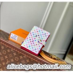 Modern Classic Louis Vuitton LV x TM Small Ring Agenda Cover in Monogram Canvas R20005 White/Multicolor 2025