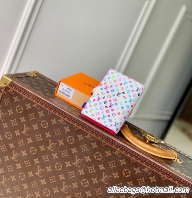 Modern Classic Louis Vuitton LV x TM Small Ring Agenda Cover in Monogram Canvas R20005 White/Multicolor 2025