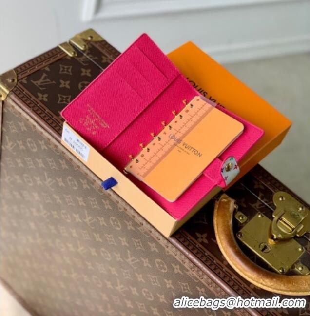 Modern Classic Louis Vuitton LV x TM Small Ring Agenda Cover in Monogram Canvas R20005 White/Multicolor 2025