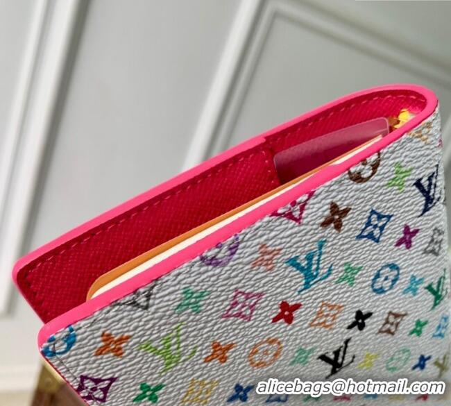Modern Classic Louis Vuitton LV x TM Small Ring Agenda Cover in Monogram Canvas R20005 White/Multicolor 2025