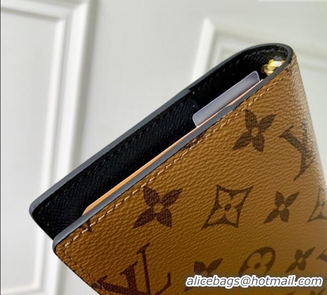 Buy Classic Louis Vuitton Small Ring Agenda Cover in Monogram Reverse Canvas R20005 2025