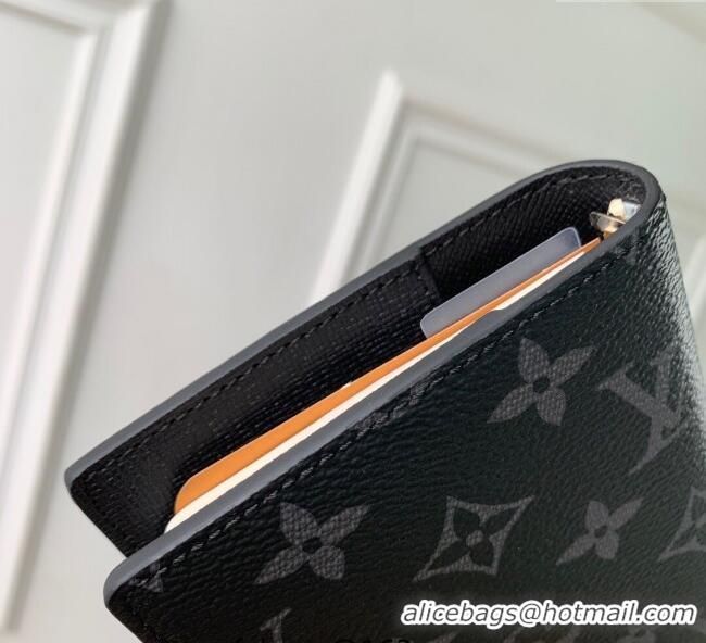 Modern Classic Louis Vuitton Small Ring Agenda Cover in Monogram Canvas R20005 Black 2025