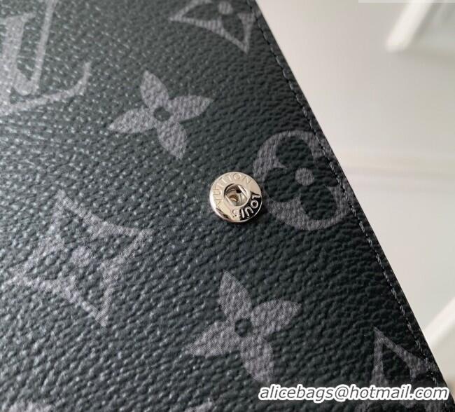 Modern Classic Louis Vuitton Small Ring Agenda Cover in Monogram Canvas R20005 Black 2025