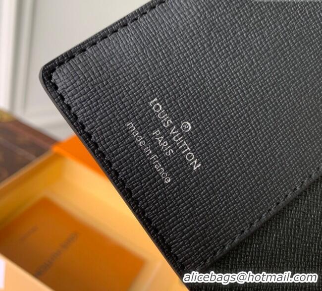 Modern Classic Louis Vuitton Small Ring Agenda Cover in Monogram Canvas R20005 Black 2025