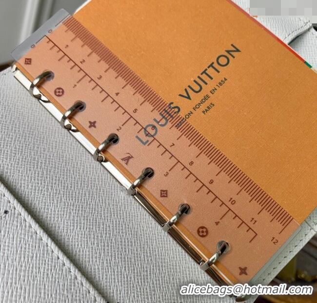 Market Sells Louis Vuitton Small Ring Agenda Cover in Monogram Canvas R20005 White 2025