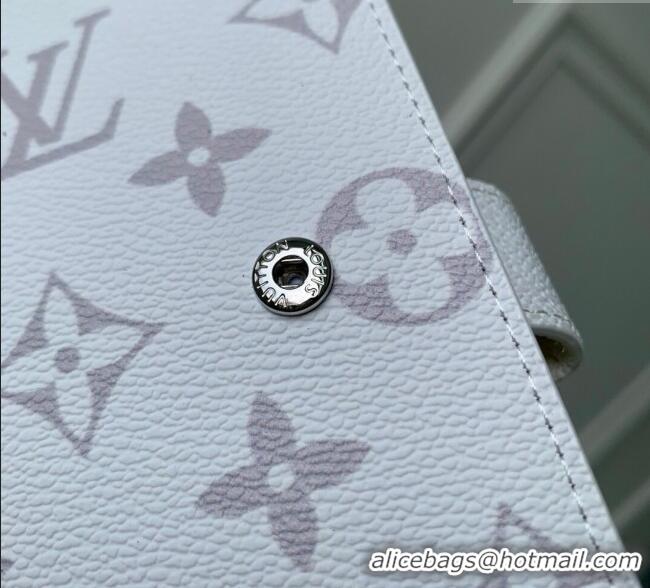 Market Sells Louis Vuitton Small Ring Agenda Cover in Monogram Canvas R20005 White 2025