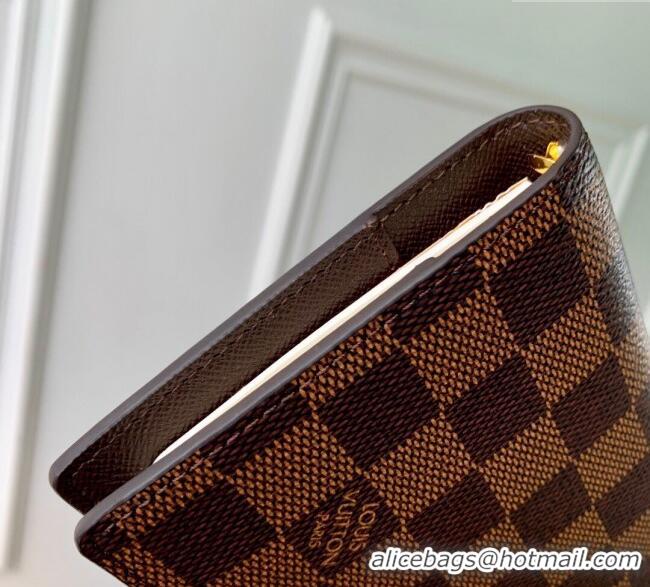 Top Quality Louis Vuitton Small Ring Agenda Cover in Damier Ebene Canvas R20706 2025