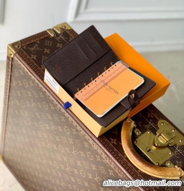 Top Quality Louis Vuitton Small Ring Agenda Cover in Damier Ebene Canvas R20706 2025