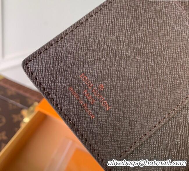 Top Quality Louis Vuitton Small Ring Agenda Cover in Damier Ebene Canvas R20706 2025