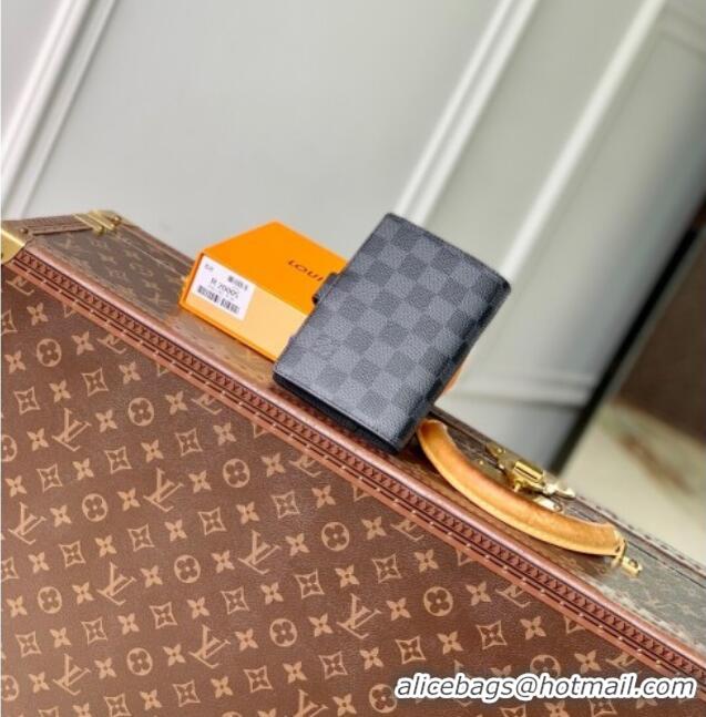Best Price Louis Vuitton Small Ring Agenda Cover in Damier Graphite Canvas R20005 2025