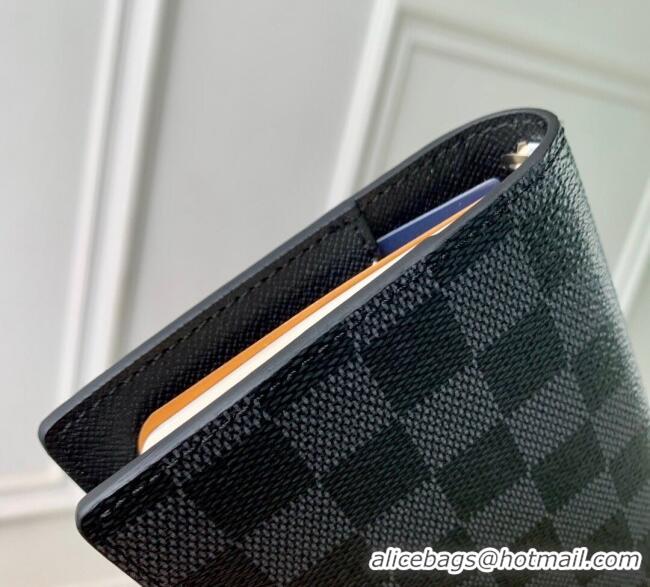 Best Price Louis Vuitton Small Ring Agenda Cover in Damier Graphite Canvas R20005 2025