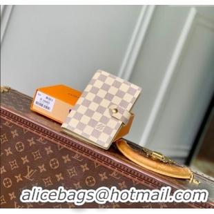 Hot Style Louis Vuitton Small Ring Agenda Cover in Damier Azur Canvas R20706 2025
