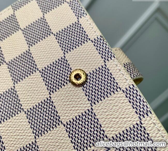 Hot Style Louis Vuitton Small Ring Agenda Cover in Damier Azur Canvas R20706 2025